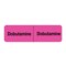 Nevs IV Drug Line Label - Dobutamine/Dobutamine 7/8" x 3" Flr Pink w/Black N-1126 - alternate 1